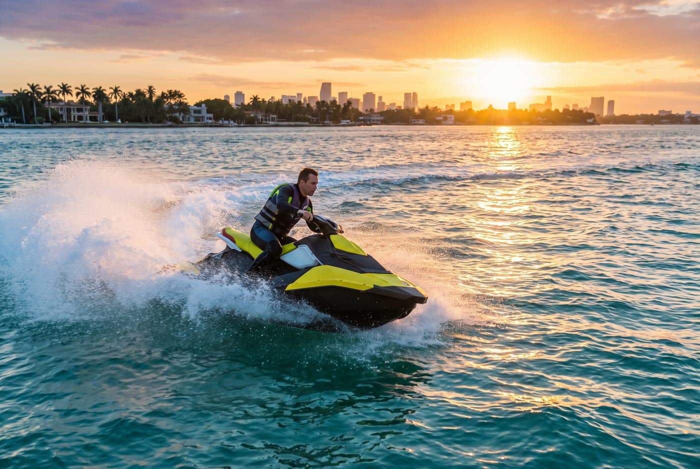 Fort Lauderdale Package — jet ski on the water