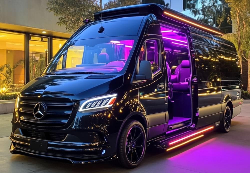20-Passenger Bus — interior ambient lighting