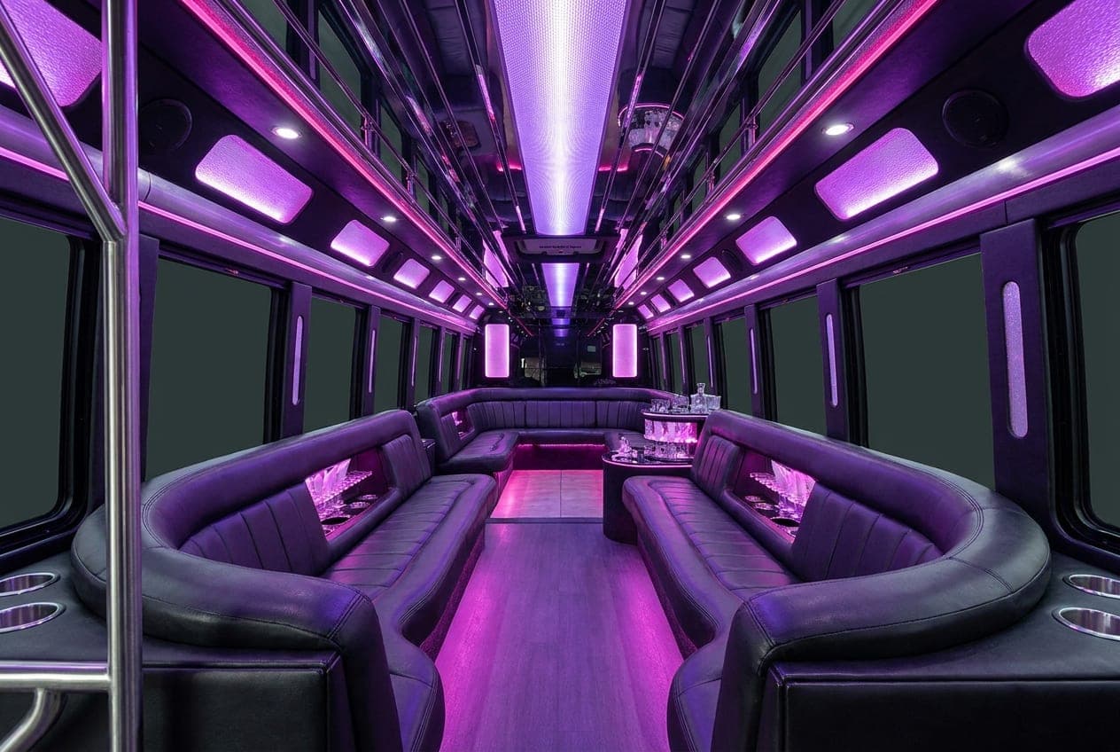 30-Passenger Bus — interior ambient lighting